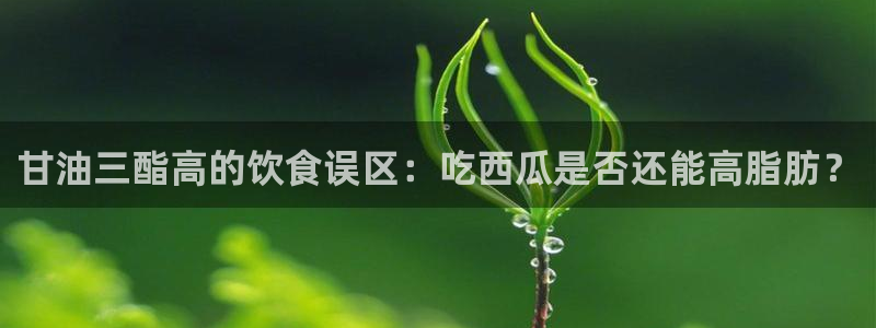 板栗瓜怎样做最好吃:甘油三酯高的饮食误区:吃西瓜是否还能高脂肪?